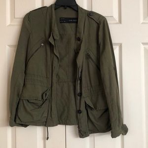 Zara Army Green Jacket